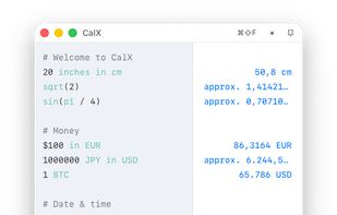 CalX screenshot 1