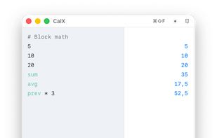 CalX screenshot 1