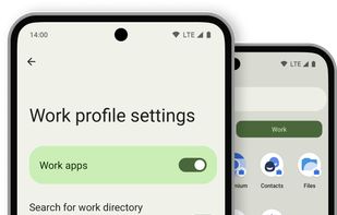 ?? Maintain work-life balance with Work Profile. Use one device for both work and personal purposes.

?? Apps and data in Work Profile are isolated from your main profile.