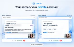 CamCue Stealth — screen-capture exclusion where supported