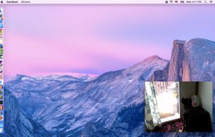 CamDesk running on Mac OS X