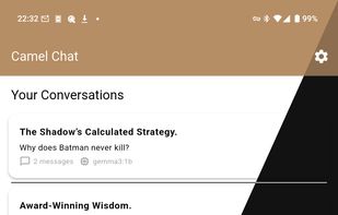 Camel Chat screenshot 1