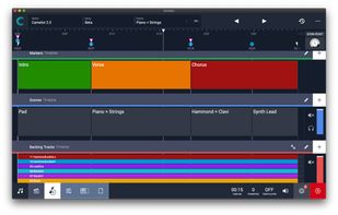 Timeline with automated scene switching