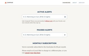 Campnab screenshot 2