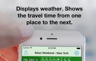 Camtinerary screenshot 1