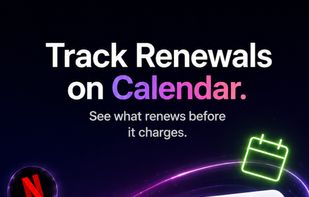 Track renewals on calendar