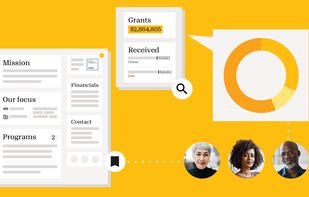 Candid Search combines nonprofit profiles, funder research, grant data, and saved workflows in one product.