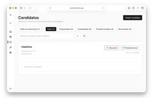CandidateRate screenshot 1