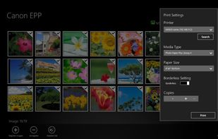 Windows selection screen