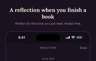 A reflection when you finish a book, written for the book you just read, always free.