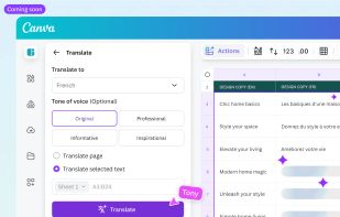 Canva Sheets screenshot 2