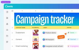 Canva Sheets screenshot 1