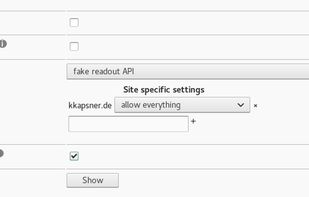 CanvasBlocker screenshot 1