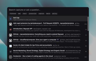 Capd search window