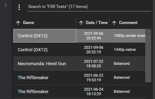 CapFrameX screenshot 1