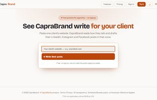 CapraBrand screenshot 1
