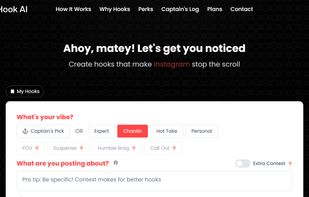 Captain Hook AI screenshot 1