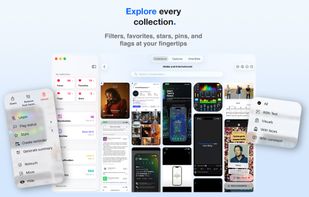 Browse each collection and filter screenshots by text, faces, comments, favorites, flags, and more.