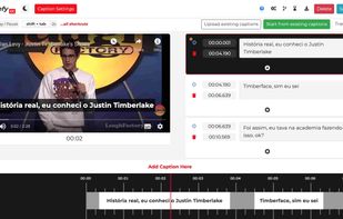 Captionfy's Editor (Light Mode)