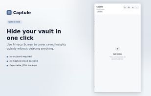 Hide your vault