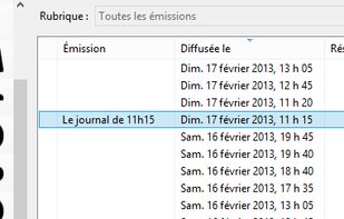 Remix / catch-up television programs available after airing
List the programs available for catch-up. These programs are offered by the channels, for a week or more, and their access is free.
Watch shows, with the player embedded in Captvty or with another player (like VLC).
Download the shows as a video file and save their description as a text file.