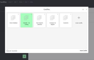 Cardfile.it screenshot 1