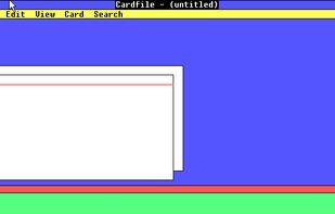 Cardfile screenshot 1