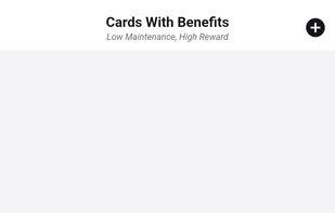 Cards with Benefits screenshot 2