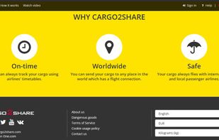 cargo2share screenshot 1