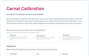 Carnal Calibration screenshot 1
