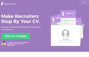 Carrot CV screenshot 1