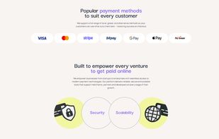 Popular payment methods