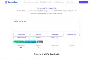 Simply enter your text and choose the case you want to convert it to.