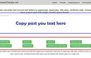 Case Converter - GrammarChecker.net screenshot 1