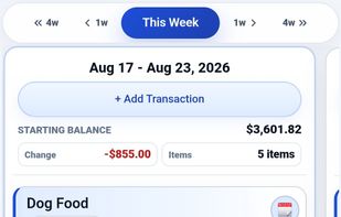 Mobile Forecast - Transactions
