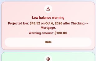 Mobile Forecast - Alerts and Chart
