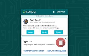 Mute contacts by ignoring their Emails. 
