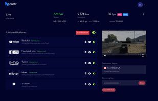 Streaming Dashboard