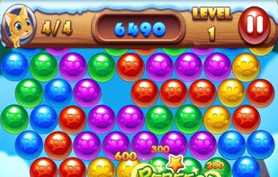 Cat Bubble Shooter Rescue screenshot 1