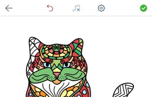 Cat Coloring Pages for Adults screenshot 3