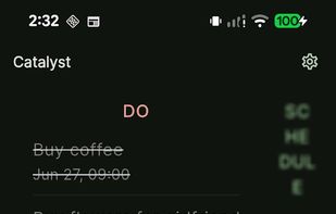 Catalyst screenshot 3