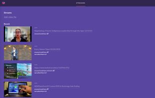 All your streams at your fingertips for each access and collaboration.