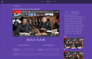 Catapult's features help you navigate your footage, and helps you find, and make clips. 