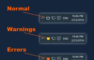 Build status in tray