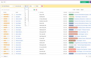 Candidate Database - search using Boolean operators and stackable filters to find exactly the right candidates.