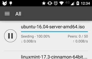 CatTorrent screenshot 2