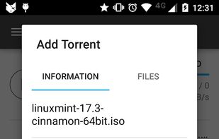 CatTorrent screenshot 1