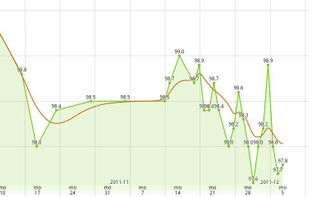 full screen weight graph data visualization