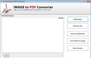Open Image to PDF convert tool from the start menu. 