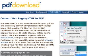 Web to PDF